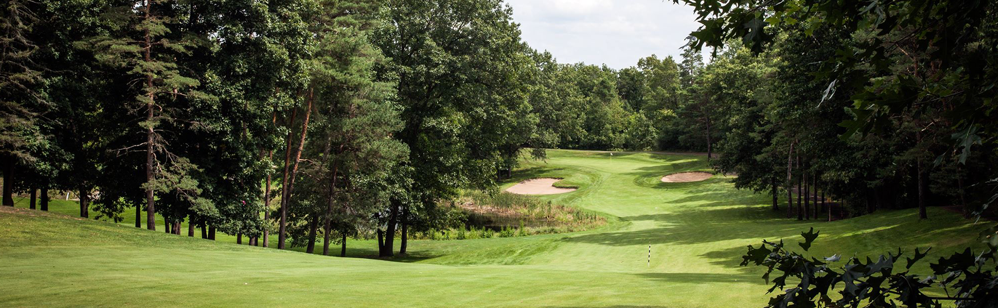 view of golf course green